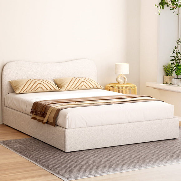 Artiss Bed Frame Queen Size Boucle DARA - RnR Galore