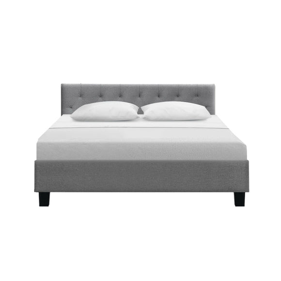 Artiss Bed Frame Queen Size Grey VANKE - RnR Galore