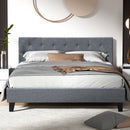 Artiss Bed Frame Queen Size Grey VANKE - RnR Galore