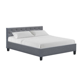 Artiss Bed Frame Queen Size Grey VANKE - RnR Galore