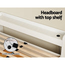 Artiss Bed Frame Queen Size Mattress Base wtih Charging Ports 2 Storage Drawers - RnR Galore