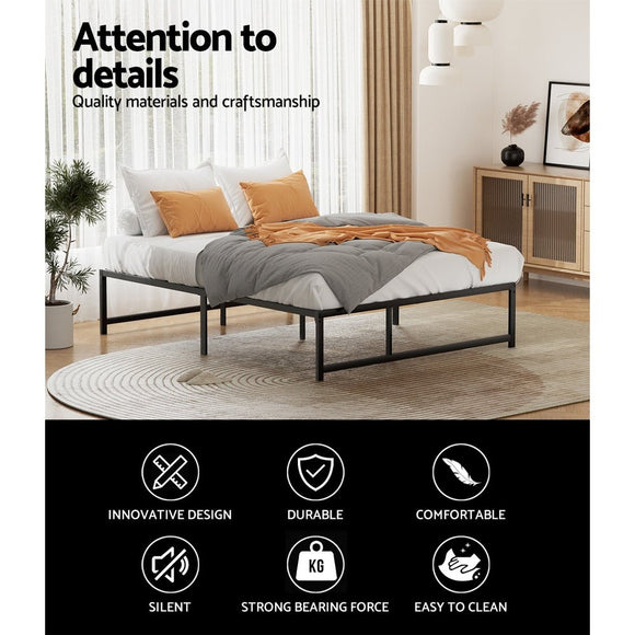 Artiss Bed Frame Queen Size Metal Bed Frame TINO - RnR Galore