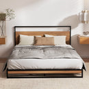 Artiss Bed Frame Queen Size Metal Frame DANE with Mattress - RnR Galore