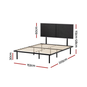 Artiss Bed Frame Queen Size Metal Frame NOE - RnR Galore