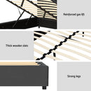 Artiss Bed Frame Queen Size Velvet Grey FION - RnR Galore