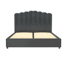 Artiss Bed Frame Queen Size Velvet Grey FION - RnR Galore