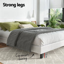 Artiss Bed Frame Queen Size White NEO - RnR Galore