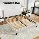 Artiss Bed Frame Queen Size White NEO - RnR Galore