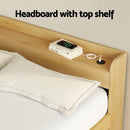 Artiss Bed Frame Queen Size with Charging Ports and 2 Drawers AURA - RnR Galore
