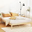 Artiss Bed Frame Queen Size Wooden Base Mattress Platform Timber Pine BRUNO - RnR Galore