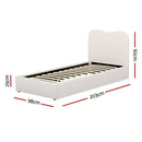 Artiss Bed Frame Single Size Boucle DARA - RnR Galore