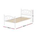 Artiss Bed Frame Single Size Metal Bed Frame GROA - RnR Galore