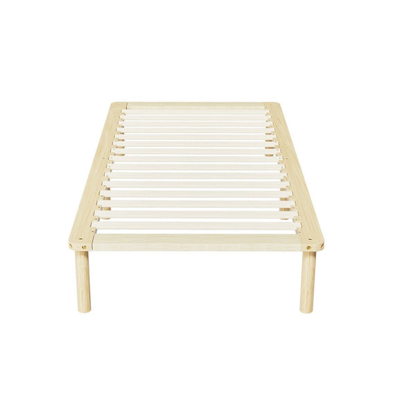 Artiss Bed Frame Single Size Wooden Base Mattress Platform Timber Pine AMBA - RnR Galore