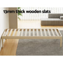 Artiss Bed Frame Single Size Wooden Base Mattress Platform Timber Pine BRUNO - RnR Galore