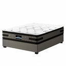 Artiss Bed Frame with 36cm Giselle Mattress Set King Single Gas Lift Base Grey - RnR Galore