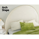 Artiss Bed Head Headboard Bed Frame Queen Boucle - GREI White - RnR Galore