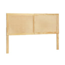 Artiss Bed Head Headboard Double Rattan - RIBO Pine - RnR Galore