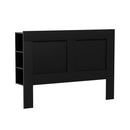 Artiss Bed Head Headboard Queen with Shelves - CABI Black - RnR Galore