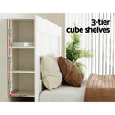Artiss Bed Head Headboard Queen with Shelves - CABI White - RnR Galore