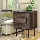 Artiss Bedside Table Nightstand 2 Drawers - Walnut - RnR Galore