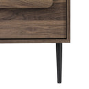 Artiss Bedside Table Nightstand 2 Drawers - Walnut - RnR Galore