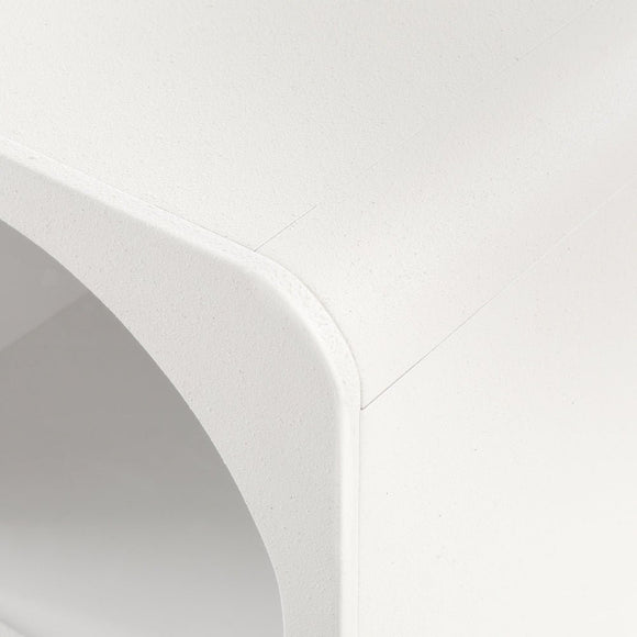 Artiss Bedside Table Shelves Side End Table Storage Nightstand White ARCHED - RnR Galore