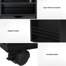 Artiss Bedside Table USB Charging with LED Adjustable Laptop Tray - TALA - RnR Galore