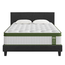 Artiss BedStory Queen Bed Frame Mattress Set Platform Upholstered Hybrid Pocket Coil - RnR Galore