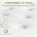 Artiss BedStory Queen Bed Frame with Mattress Set Platform Base Pocket Coil Linen Upholstered - RnR Galore