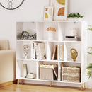 Artiss Bookshelf 3 Tiers 10 Cubes - CORA White - RnR Galore