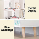 Artiss Bookshelf 3 Tiers 10 Cubes - CORA White - RnR Galore