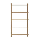 Artiss Bookshelf 5 Tiers Bookcase Display Shelves Wooden Storage Stand Rack Pine - RnR Galore