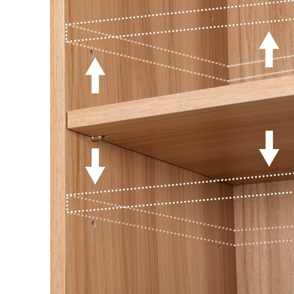 Artiss Bookshelf 7 Tiers MILO Pine - RnR Galore