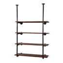 Artiss Bookshelf DIY Pipe Shelf 4 Tiers - INGE - RnR Galore
