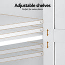 Artiss Buffet Sideboard 180cm Hutch Storage Cabinet Kitchen Drawer Door White - RnR Galore