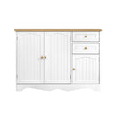 Artiss Buffet Sideboard 3 Doors - BERNE White - RnR Galore