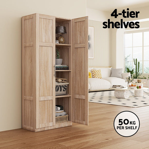 Artiss Buffet Sideboard Cupboard Cabinet Pantry Organiser Adjustable Shelves - RnR Galore