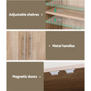 Artiss Buffet Sideboard Cupboard Cabinet Pantry Organiser Adjustable Shelves - RnR Galore