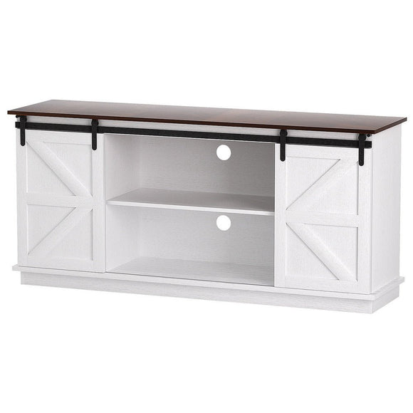 Artiss Buffet Sideboard Storage Cabinet Kitchen Cupboard Sliding Doors White - RnR Galore