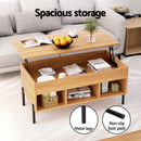 Artiss Coffee Table Lift - top Oak - RnR Galore