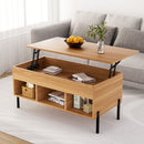 Artiss Coffee Table Lift - top Oak - RnR Galore
