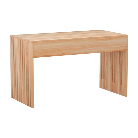 Artiss Coffee Table Rectangle Fluted Side 100CM - RnR Galore