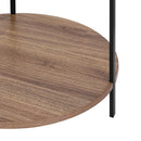 Artiss Coffee Table Side Table Round White Cedric - RnR Galore