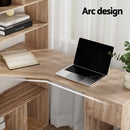 Artiss Computer Desk Bookshelf Drawer Cabinet Oak 120CM - RnR Galore