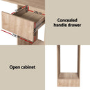 Artiss Computer Desk Bookshelf Drawer Cabinet Oak 120CM - RnR Galore