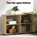 Artiss Computer Desk Bookshelf Oak 130CM - RnR Galore