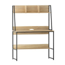 Artiss Computer Desk Bookshelf Storage 100CM Oak - RnR Galore
