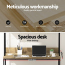 Artiss Computer Desk Bookshelf Storage 100CM Oak - RnR Galore