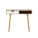 Artiss Computer Desk Drawer Cabinet Shelf Oak 90CM - RnR Galore