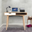 Artiss Computer Desk Drawer Cabinet Shelf Oak 90CM - RnR Galore